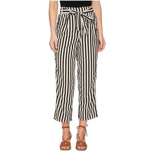 Amuse Society Striped pants with tie sash